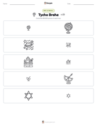 Tycho Brahe printable worksheet preview