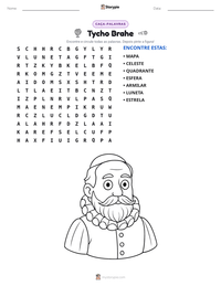 Prévia da folha de atividades imprimível Tycho Brahe