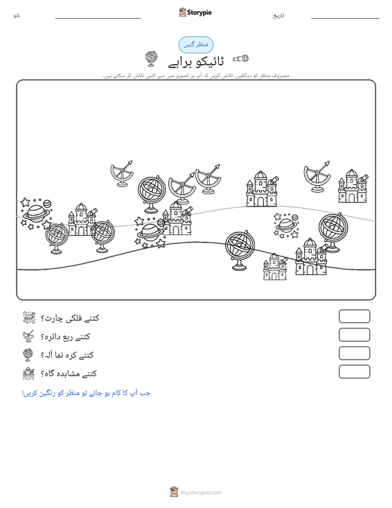 گنتی کا منظر