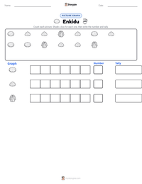 Enkidu printable worksheet preview