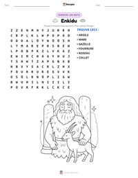 Aperçu de la feuille de travail imprimable Enkidu