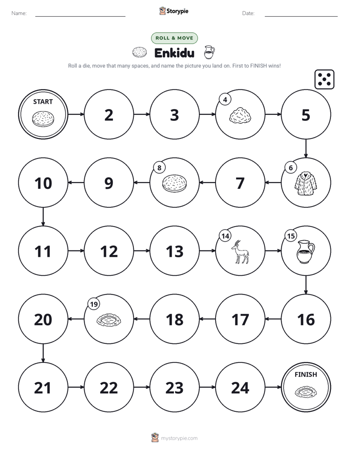 Roll & Move Game