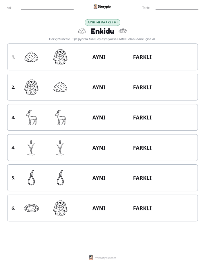 Aynı mı Farklı mı