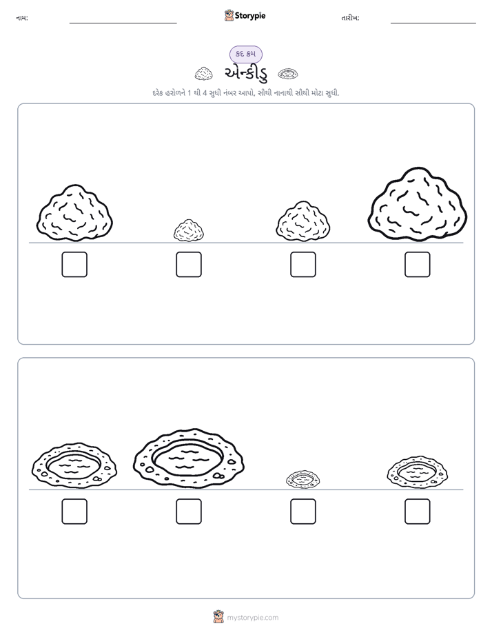 આકાર ક્રમ
