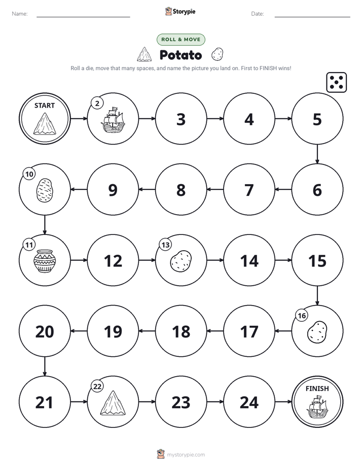 Roll & Move Game