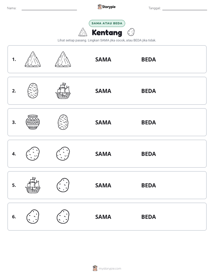 Sama atau Berbeda