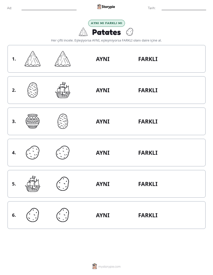 Aynı mı Farklı mı