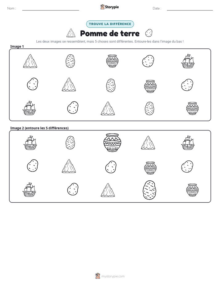 Trouvez les Différences