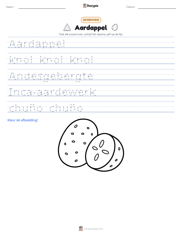 Schrijf Oefening