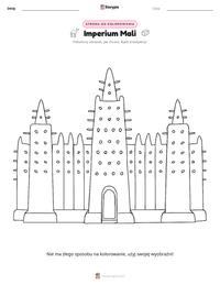 Podgląd drukowalnego arkusza ćwiczeń Imperium Mali