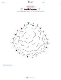 Mali Empire printable worksheet preview