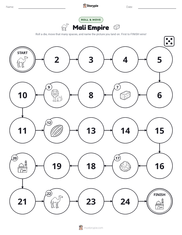 Roll & Move Game