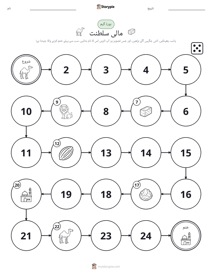 رول اور منتقل کریں کھیل