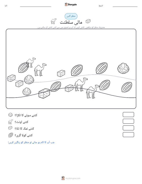گنتی کا منظر