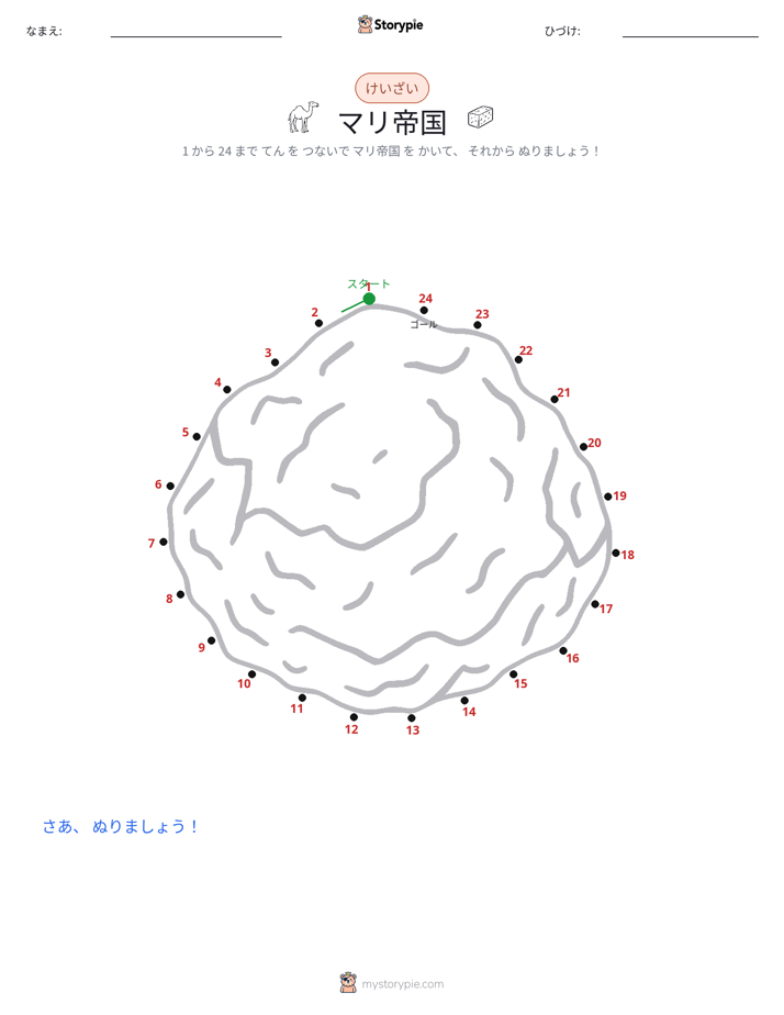 点つなぎ