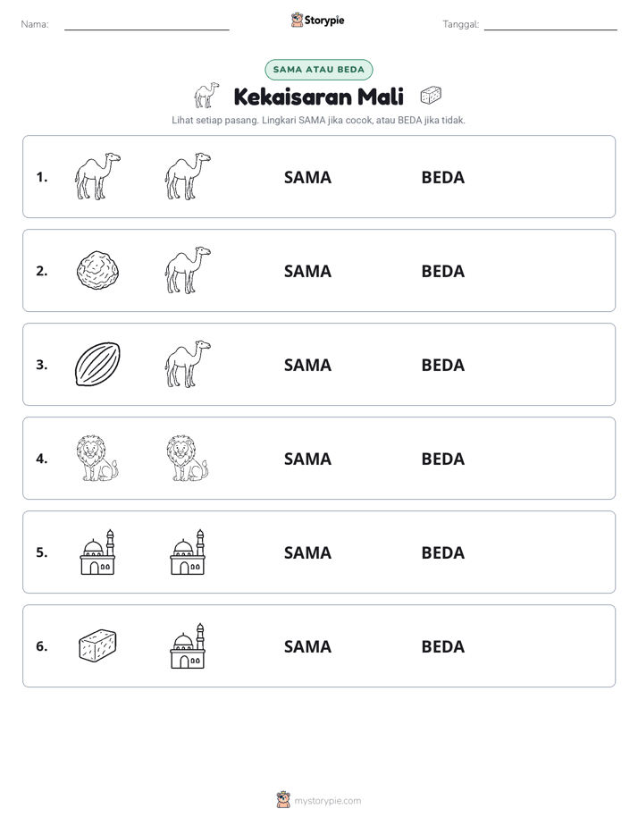 Sama atau Berbeda