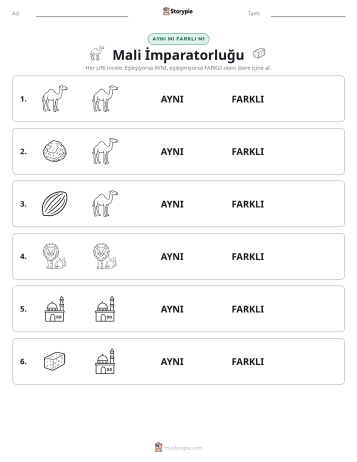 Aynı mı Farklı mı