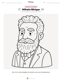 Anteprima della scheda stampabile di Wilhelm Röntgen