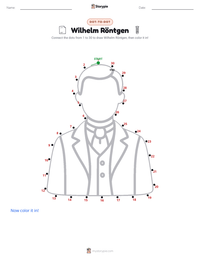 Wilhelm Röntgen printable worksheet preview