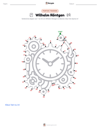 Wilhelm Röntgen afdrukbare werkblad voorbeeld