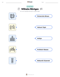 Wilhelm Röntgen yazdırılabilir çalışma sayfası önizlemesi
