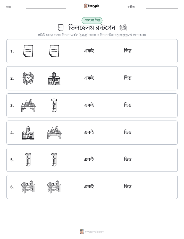 একই বা ভিন্ন