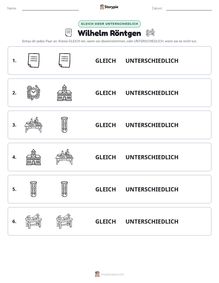 Gleich oder Anders