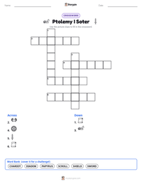 Ptolemy I Soter printable worksheet preview