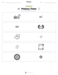 Ptolemy I Soter printable worksheet preview