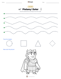 Ptolemy I Soter printable worksheet preview
