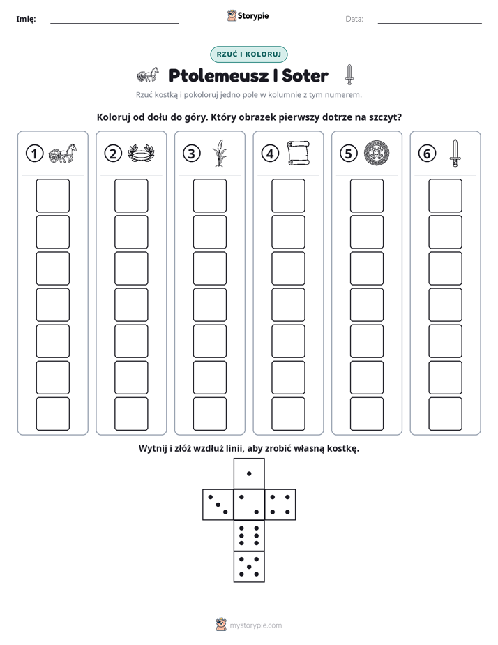 Rzuć i koloruj