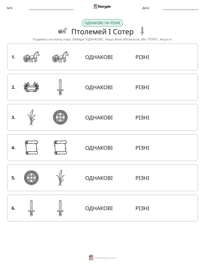 Однакові чи різні