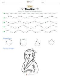 Anteprima della scheda stampabile di Sima Qian