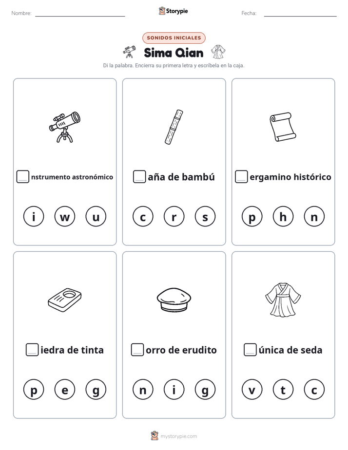 Sonidos Iniciales