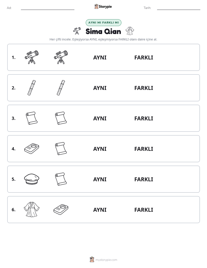 Aynı mı Farklı mı