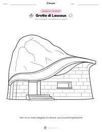 Anteprima della scheda stampabile di Grotte di Lascaux