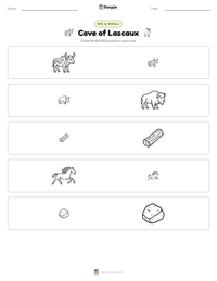 Cave of Lascaux printable worksheet preview
