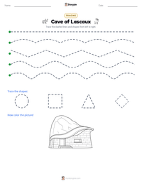 Cave of Lascaux printable worksheet preview