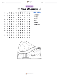Cave of Lascaux printable worksheet preview
