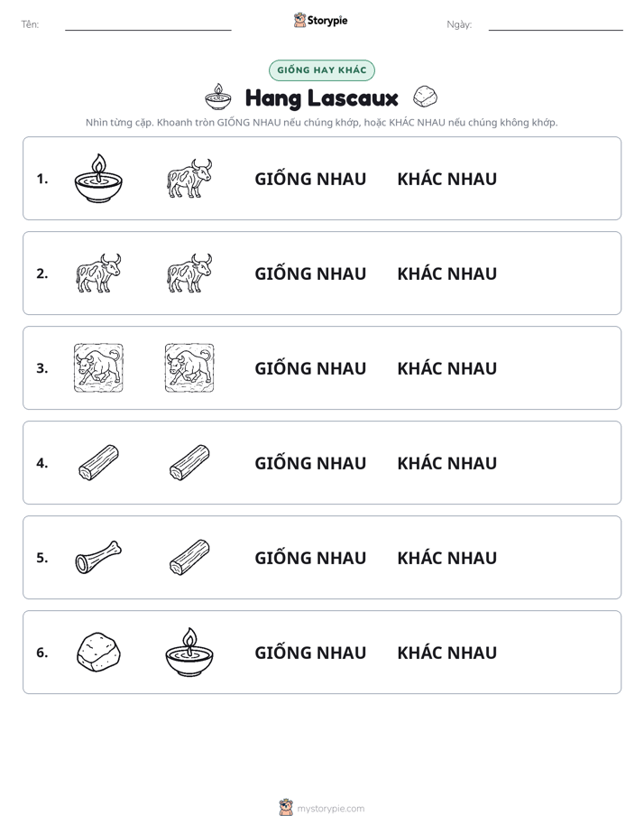 Giống Hay Khác