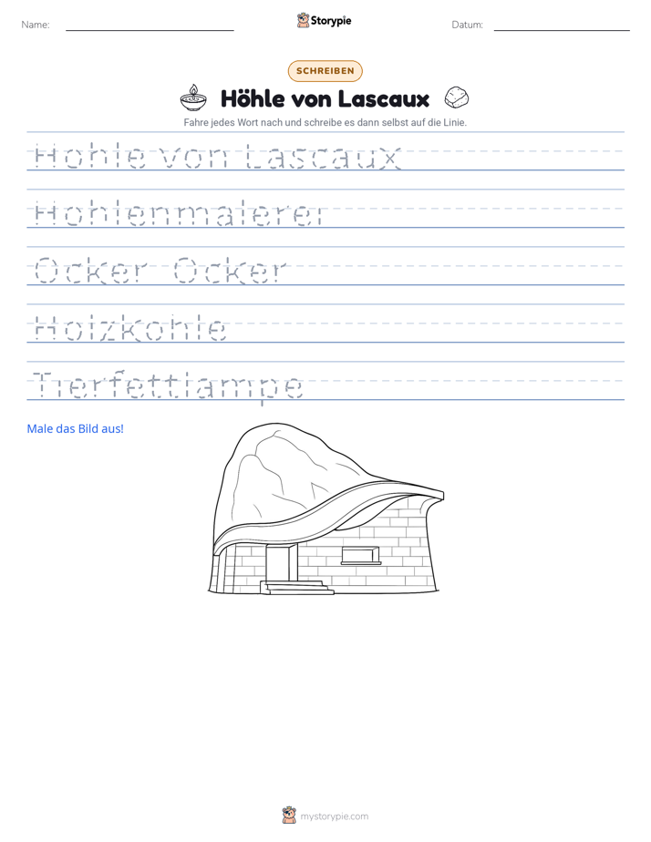 Schreibübung