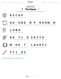Prabaca lembar kerja cetak