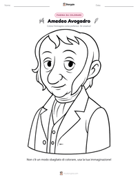 Anteprima della scheda stampabile di Amedeo Avogadro