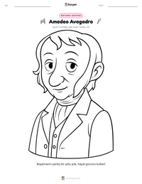 Amedeo Avogadro yazdırılabilir çalışma sayfası önizlemesi
