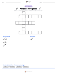 Amedeo Avogadro afdrukbare werkblad voorbeeld