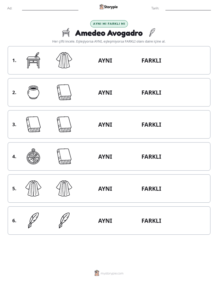Aynı mı Farklı mı