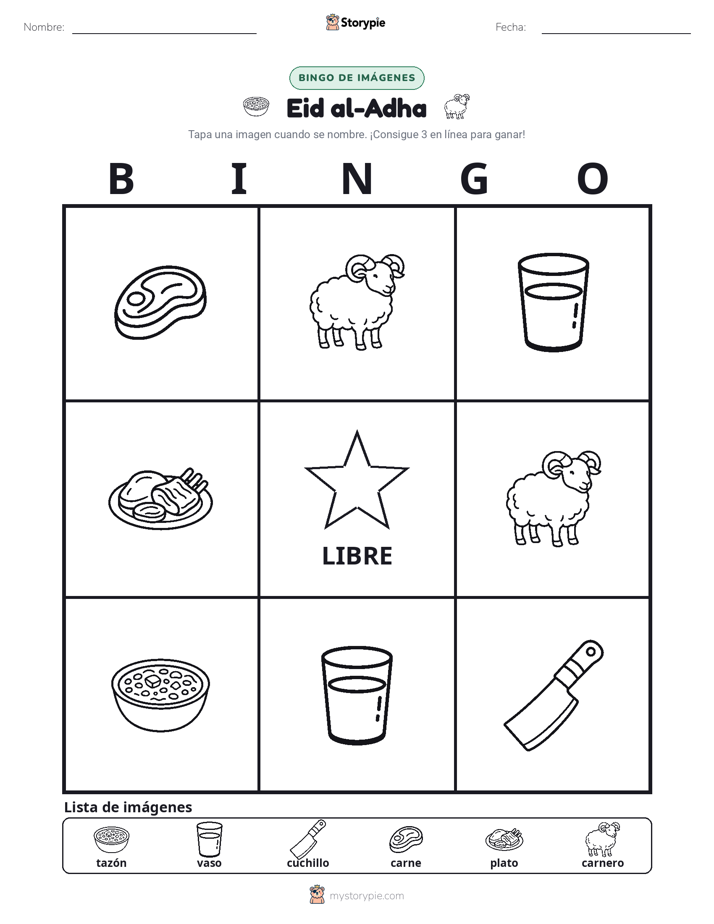 Bingo de Imágenes
