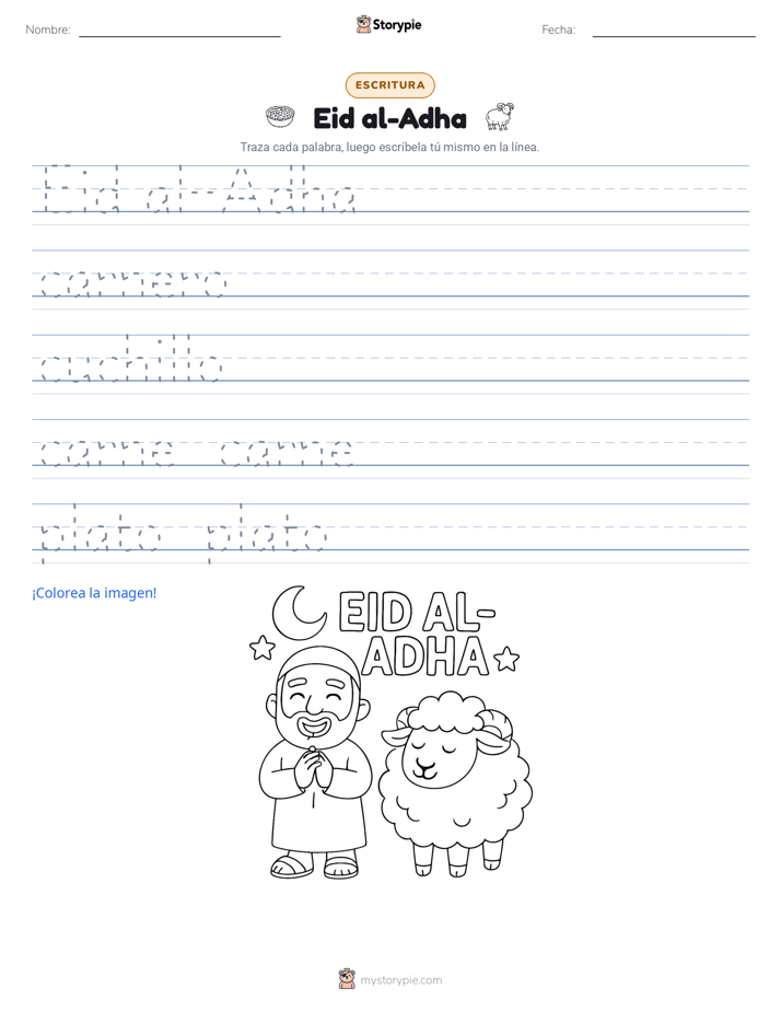 Práctica de Escritura