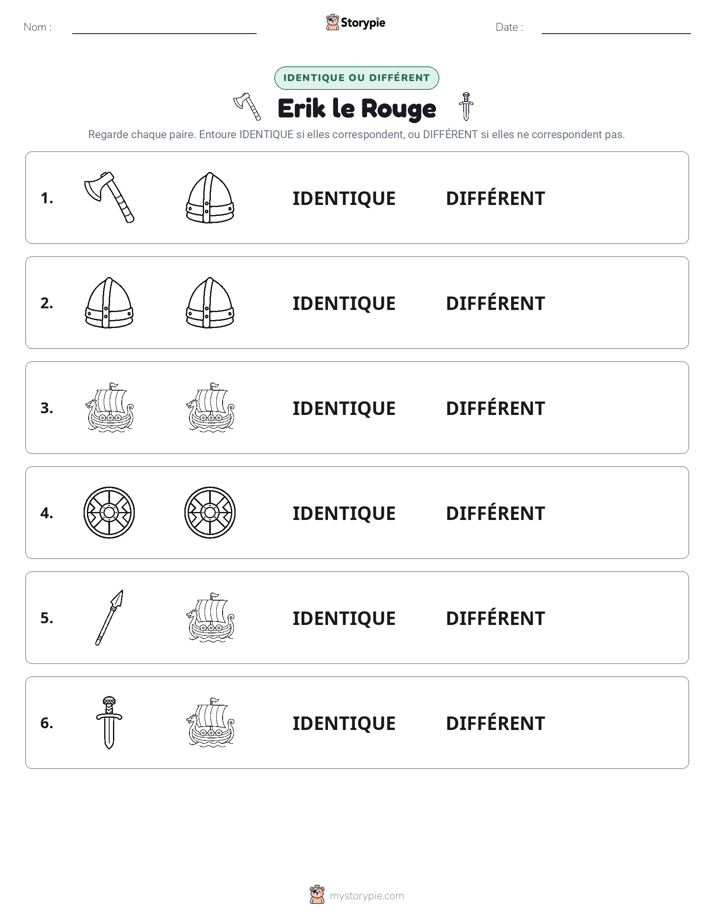 Identique ou Différent