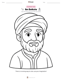 Ibn Battuta printable worksheet preview